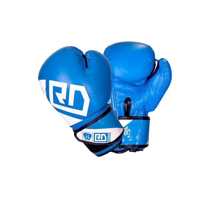 Gants de boxe ANGLAISE AMATEUR Rumble V5 bleu RD boxing
