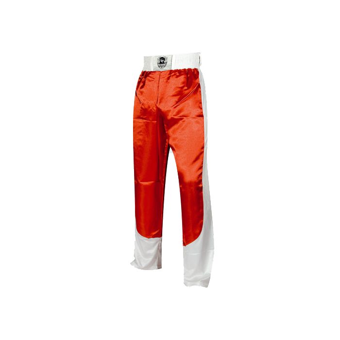 pantalon full contact a bandes stretch rouge blanc