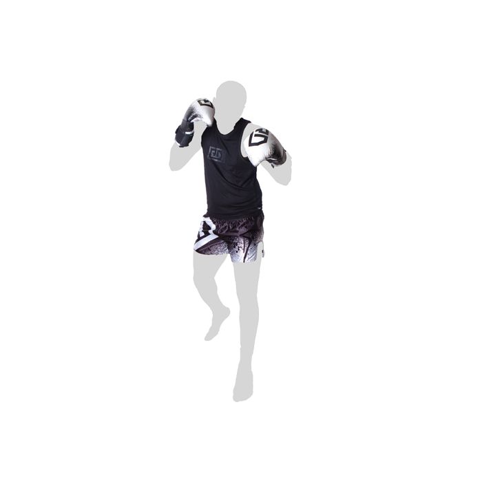 Short thai noir/blanc stencil v5 rd boxing 
