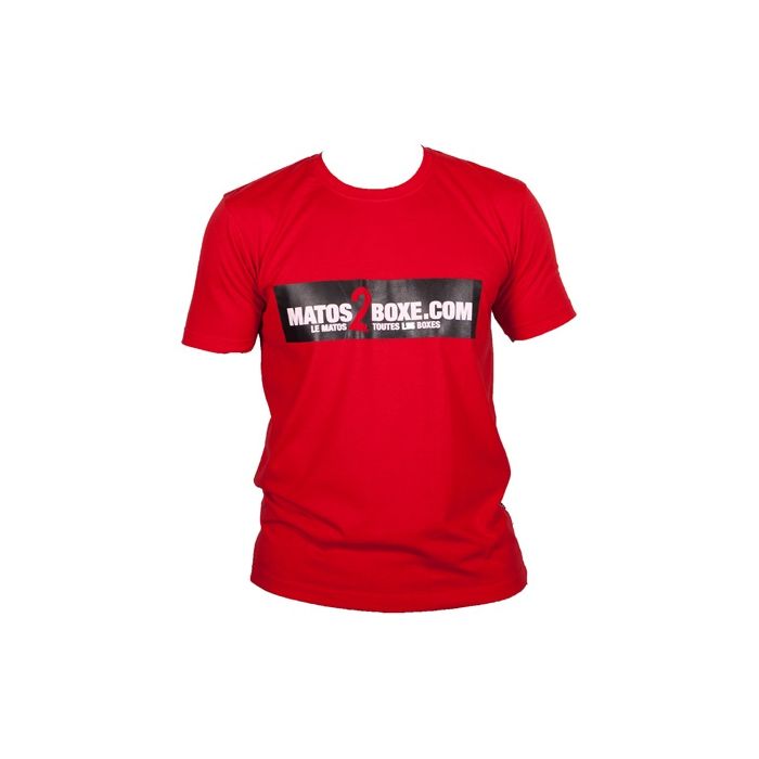 T-shirt coton lifestyle Unisex rouge M2B