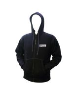 VESTE CAPUCHE ZIPPEE MOLLETON HOMME NOIRE V3