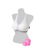 Protège Poitrine Féminine V4 "brassière + coques" BLANC RDboxing