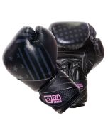gants de boxe rumble v5 CUIR Ltd PMG noir/pink RD boxing