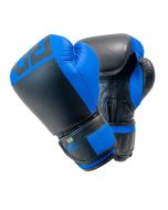 Gants De Boxe Rumble Cuir BLOCK COLOR Néon bleu V6 RD BOXING