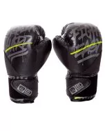 Gants De Boxe Rumble 08oz Cuir Ltd STATEMENT Noir/Gris V5 RD BOXING