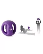 Medecine ball avec poignée Pvc 10 kg