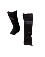 Protege Tibia/pieds K1 / Muay Thaï HD V5 NOIR/GRIS - Matos2boxe