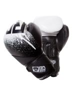 Gants de boxe rumble V5 CUIR Ltd STENCIL noir/blanc RD boxing