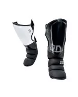 Protège Tibia/Pieds K1 / Muay Thaï HD Blanc V6 RD BOXING